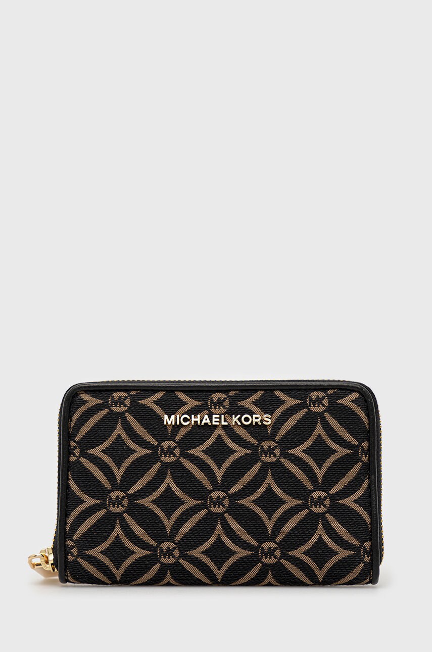 Michael michael kors carcasa cardului femei, culoarea negru