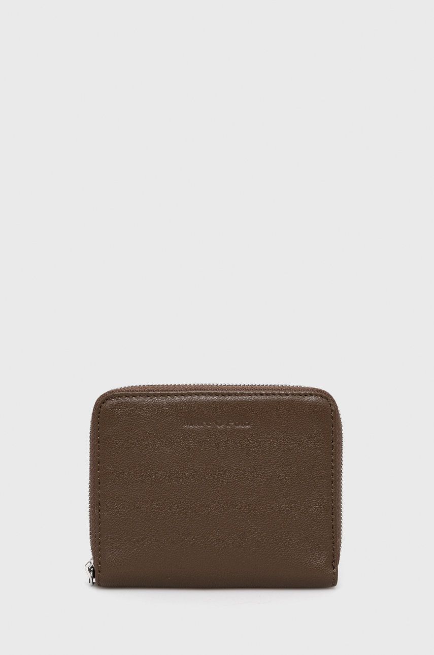 Marc O'Polo portfel damski kolor brązowy