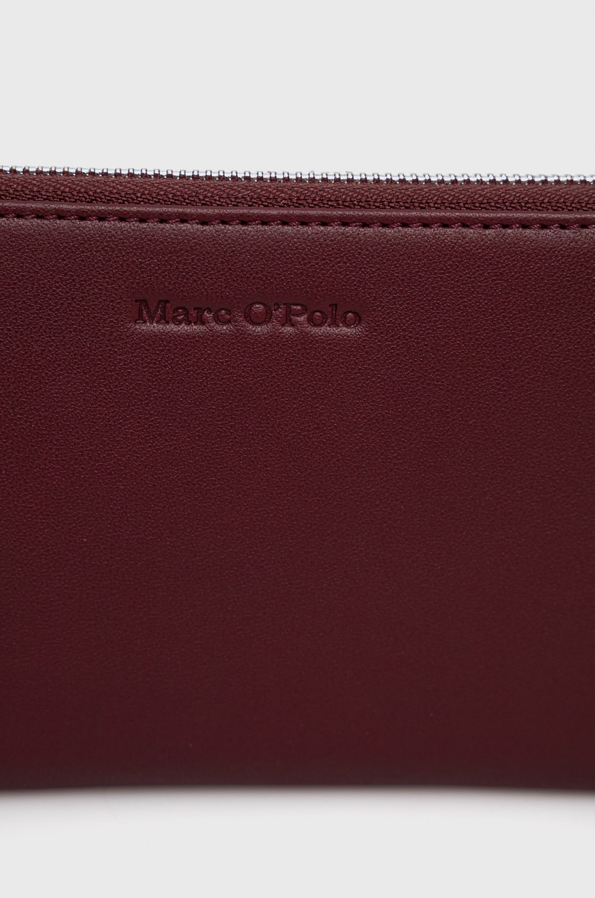 

Кожаный кошелек Marc O'Polo женский цвет бордовый