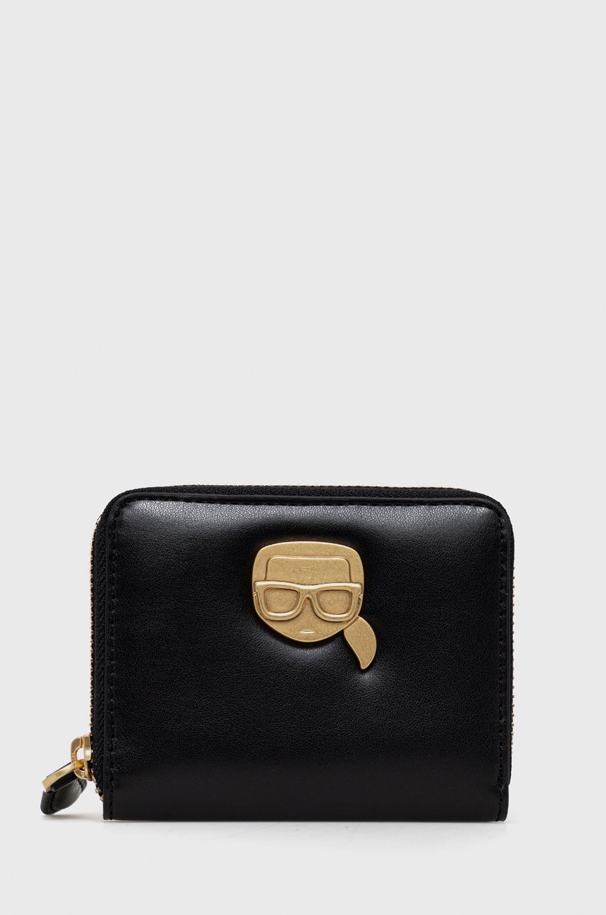 

Портмоне Karl Lagerfeld дамски в черно, Черен