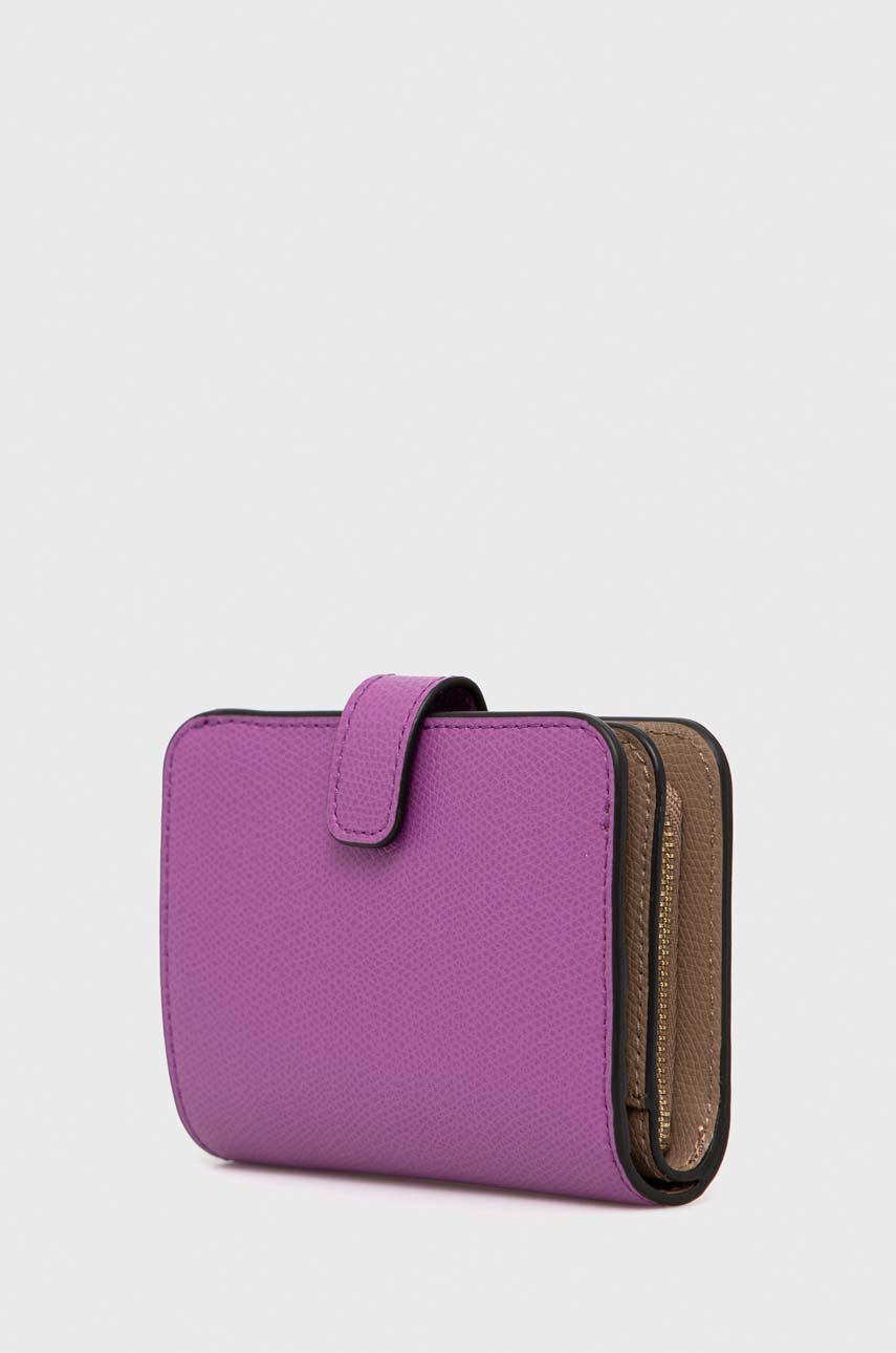 

Шкіряний гаманець Furla жіночий колір фіолетовий