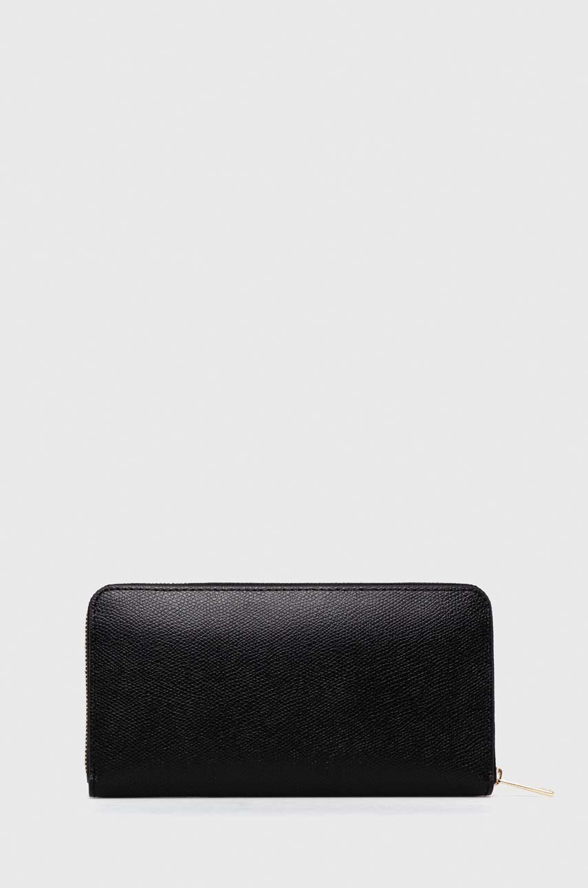 

Шкіряний гаманець Furla жіночий колір чорний