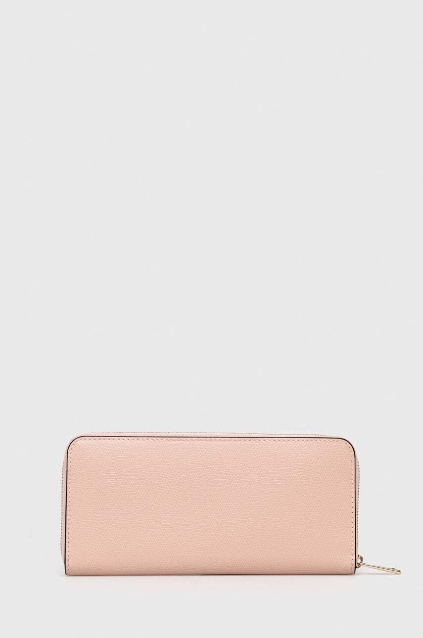 

Шкіряний гаманець Furla жіночий колір рожевий