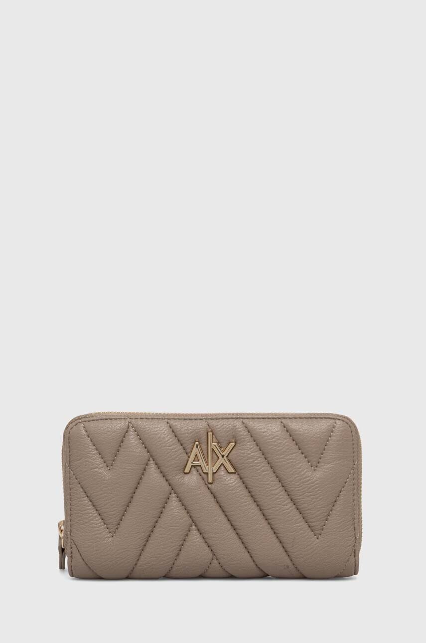 

Портмоне Armani Exchange дамски в черно, Черен