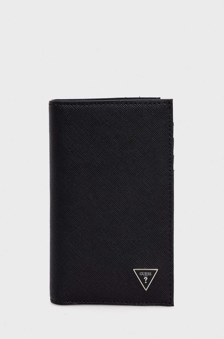 

Портфейл Guess мъжки в черно, Черен