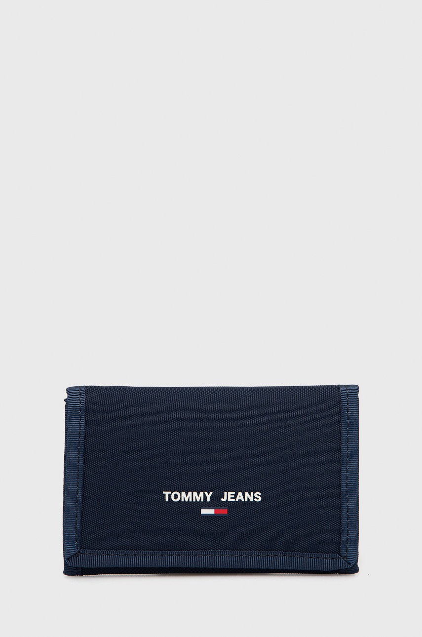 Tommy Jeans portofel barbati, culoarea albastru marin