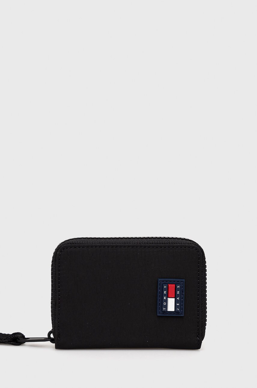 

Портфейл Tommy Jeans мъжки в черно, Черен
