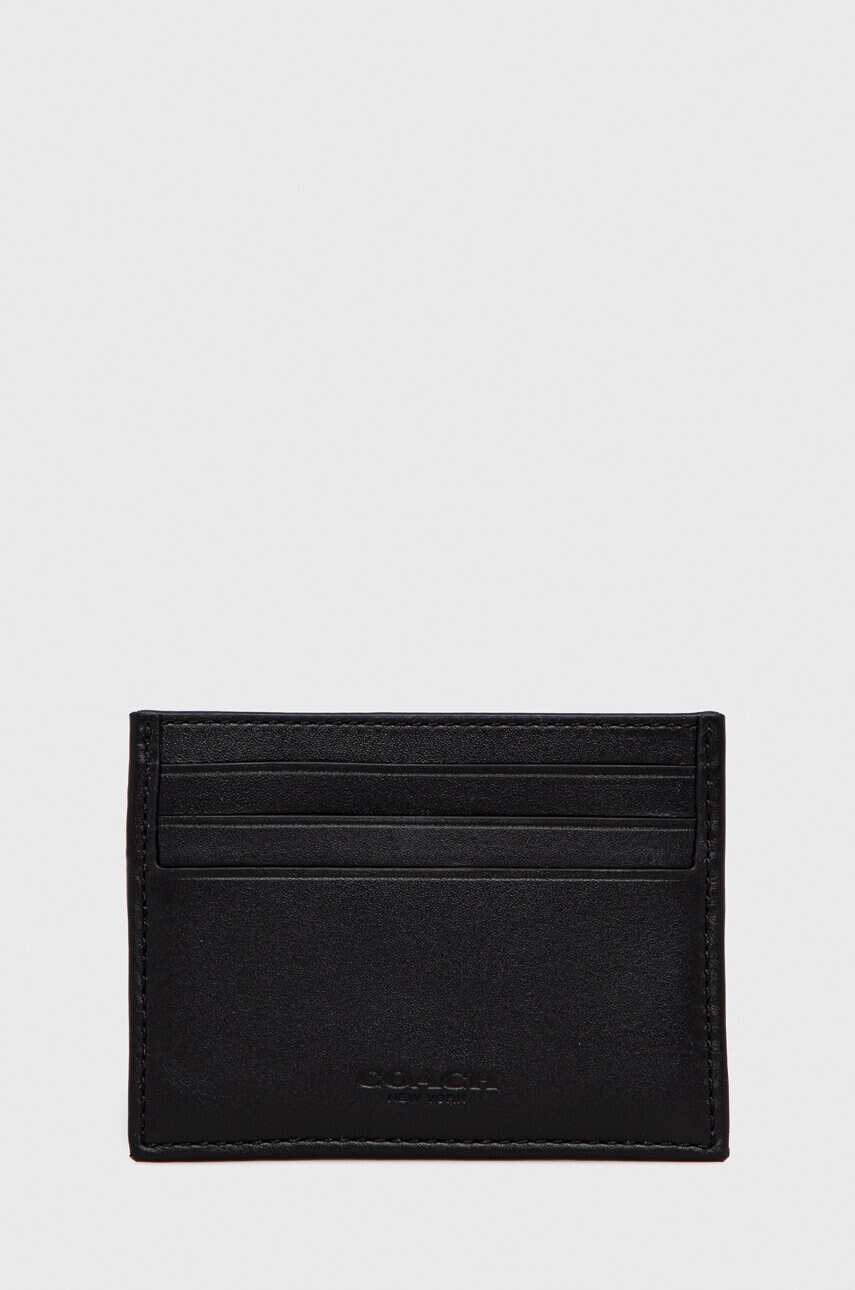 Coach carcasa cardului barbati, culoarea negru