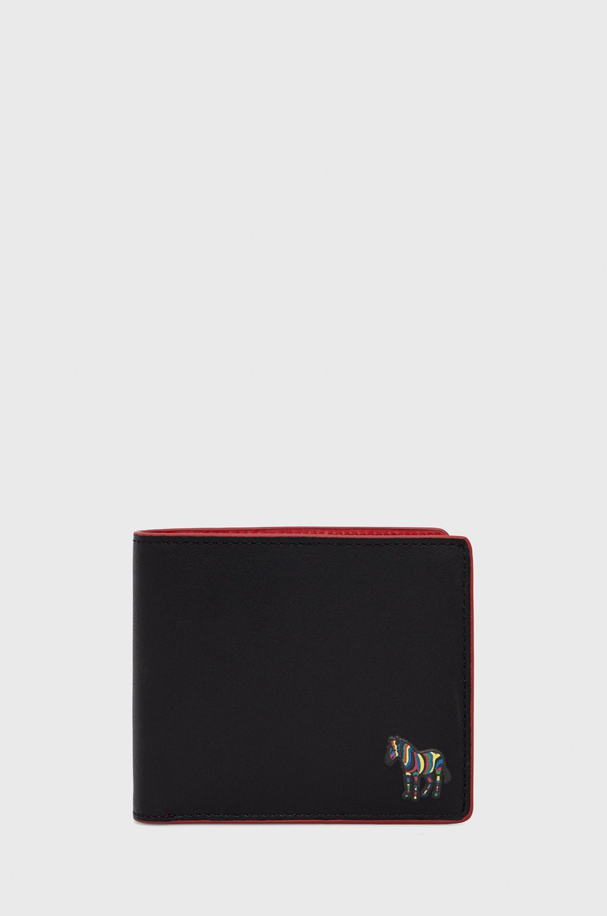

Кожен портфейл PS Paul Smith мъжки в черно, Черен