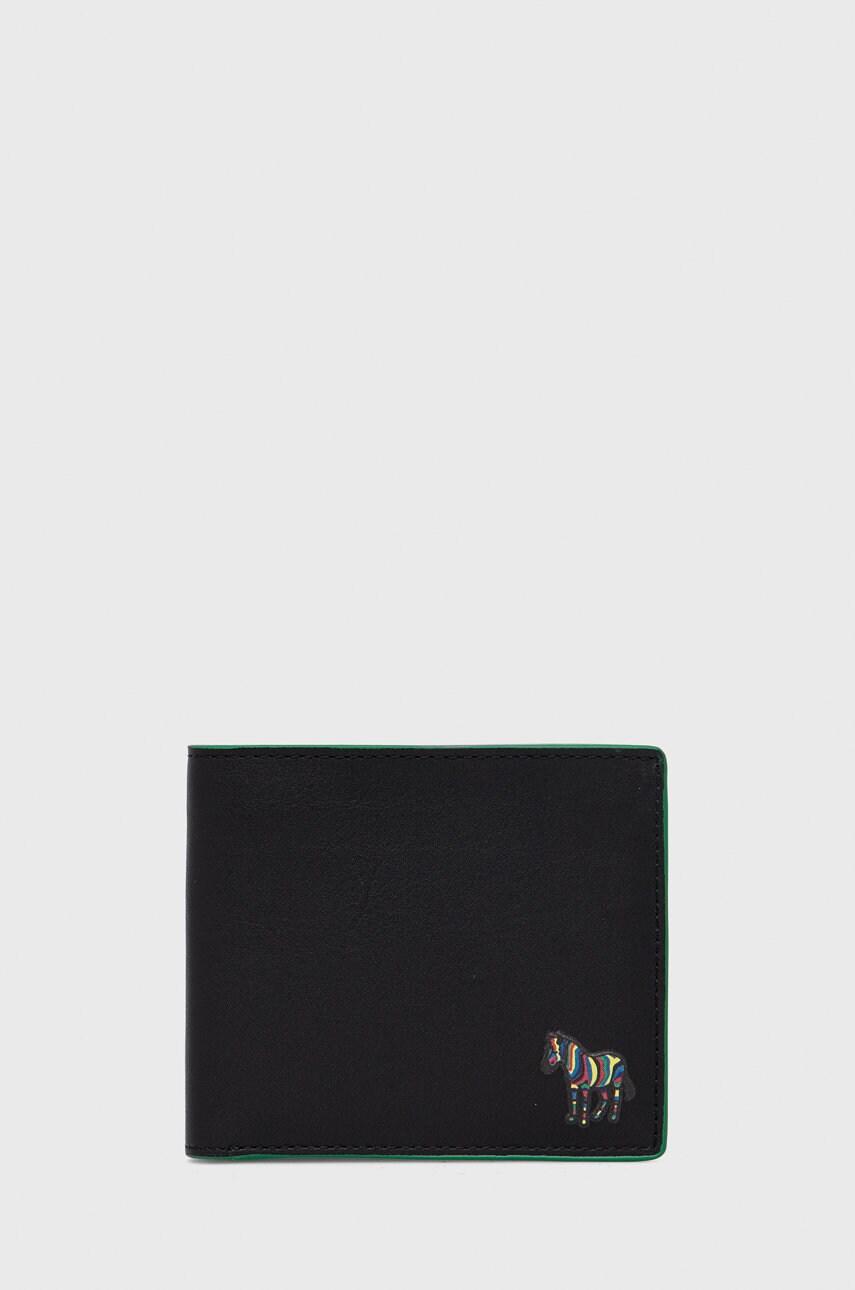 

Кожен портфейл PS Paul Smith мъжки в черно, Черен
