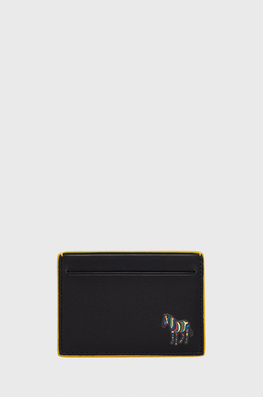 Ps paul smith carcasa din piele barbati, culoarea negru
