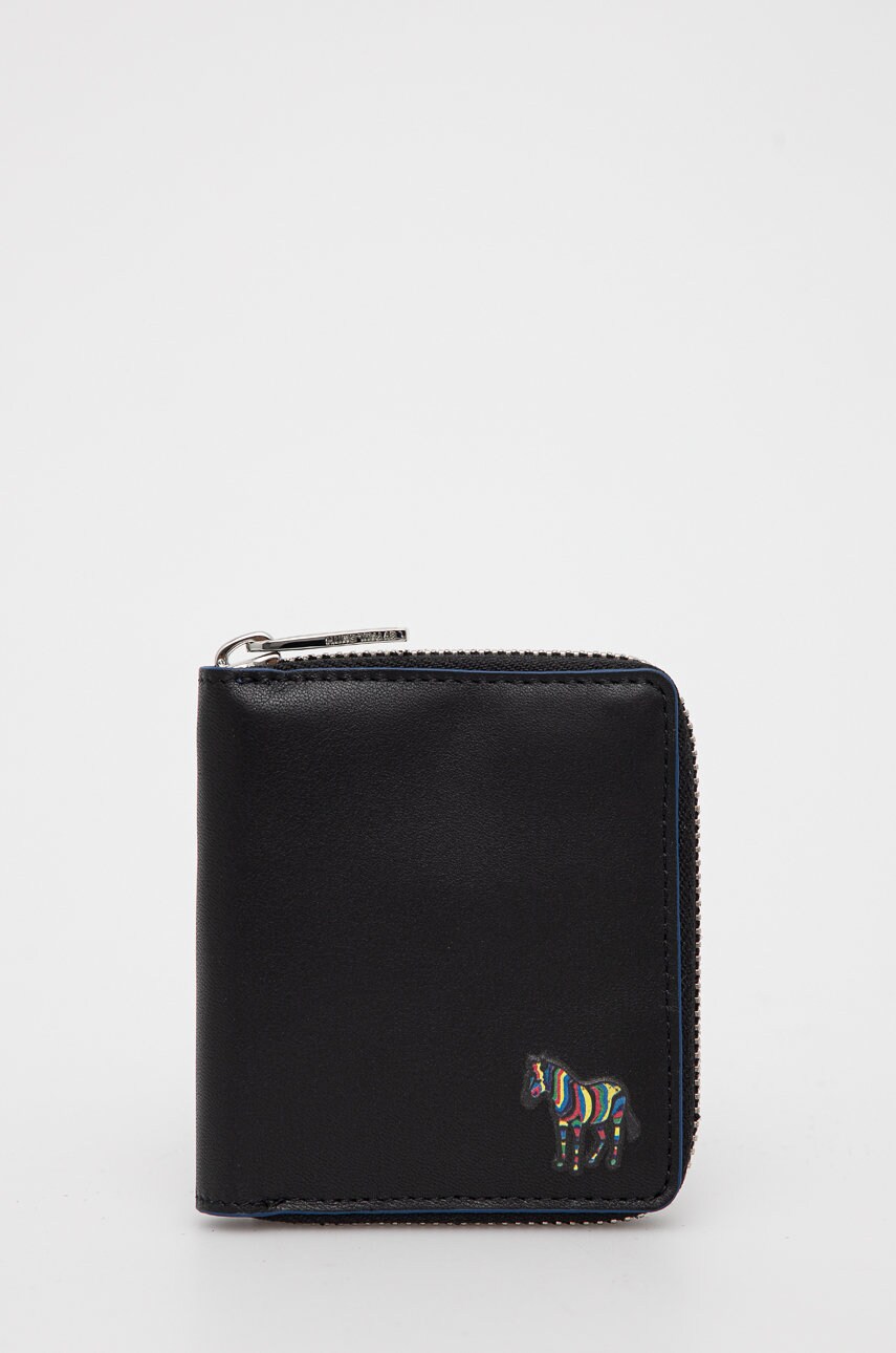 

Кожен портфейл PS Paul Smith мъжки в черно, Черен