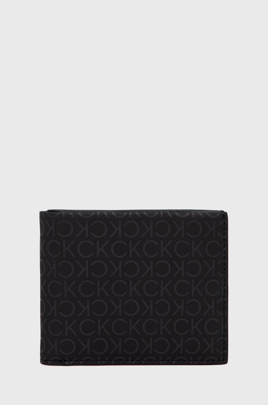 

Портфейл Calvin Klein мъжки в черно, Черен