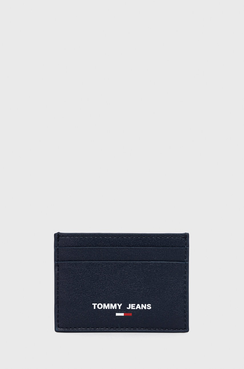 Tommy jeans carcasa cardului barbati, culoarea albastru marin