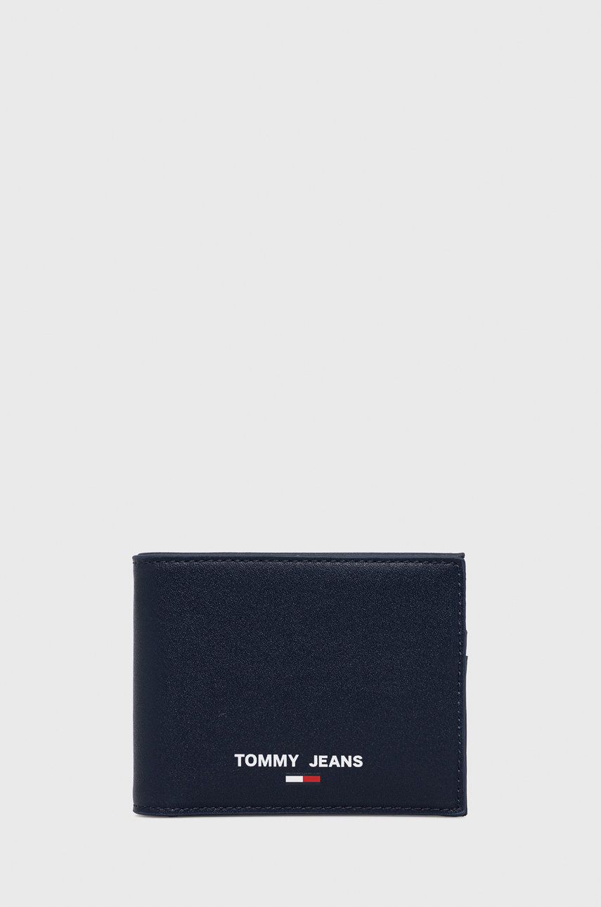 Tommy Jeans portofel barbati, culoarea albastru marin