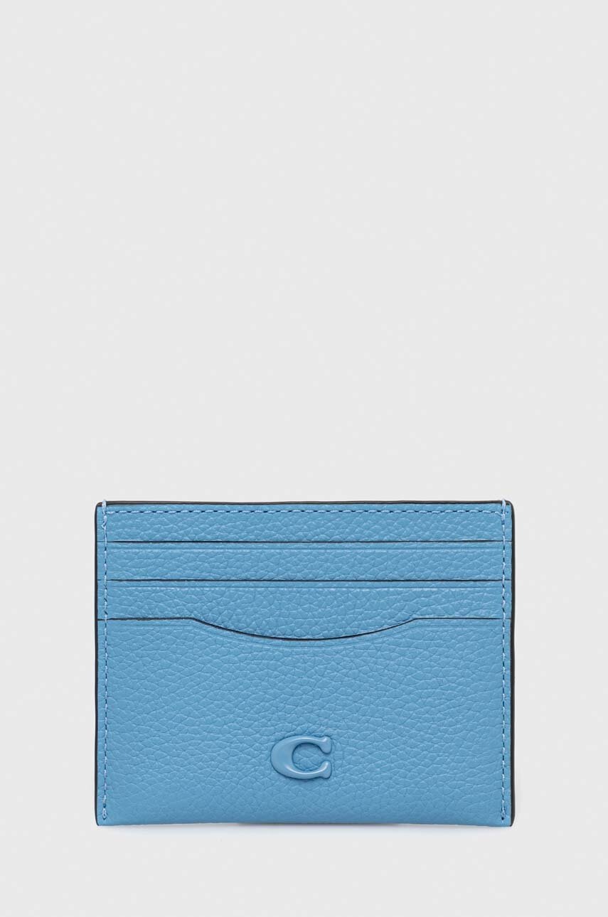 

Кожаный чехол на карты Coach мужской