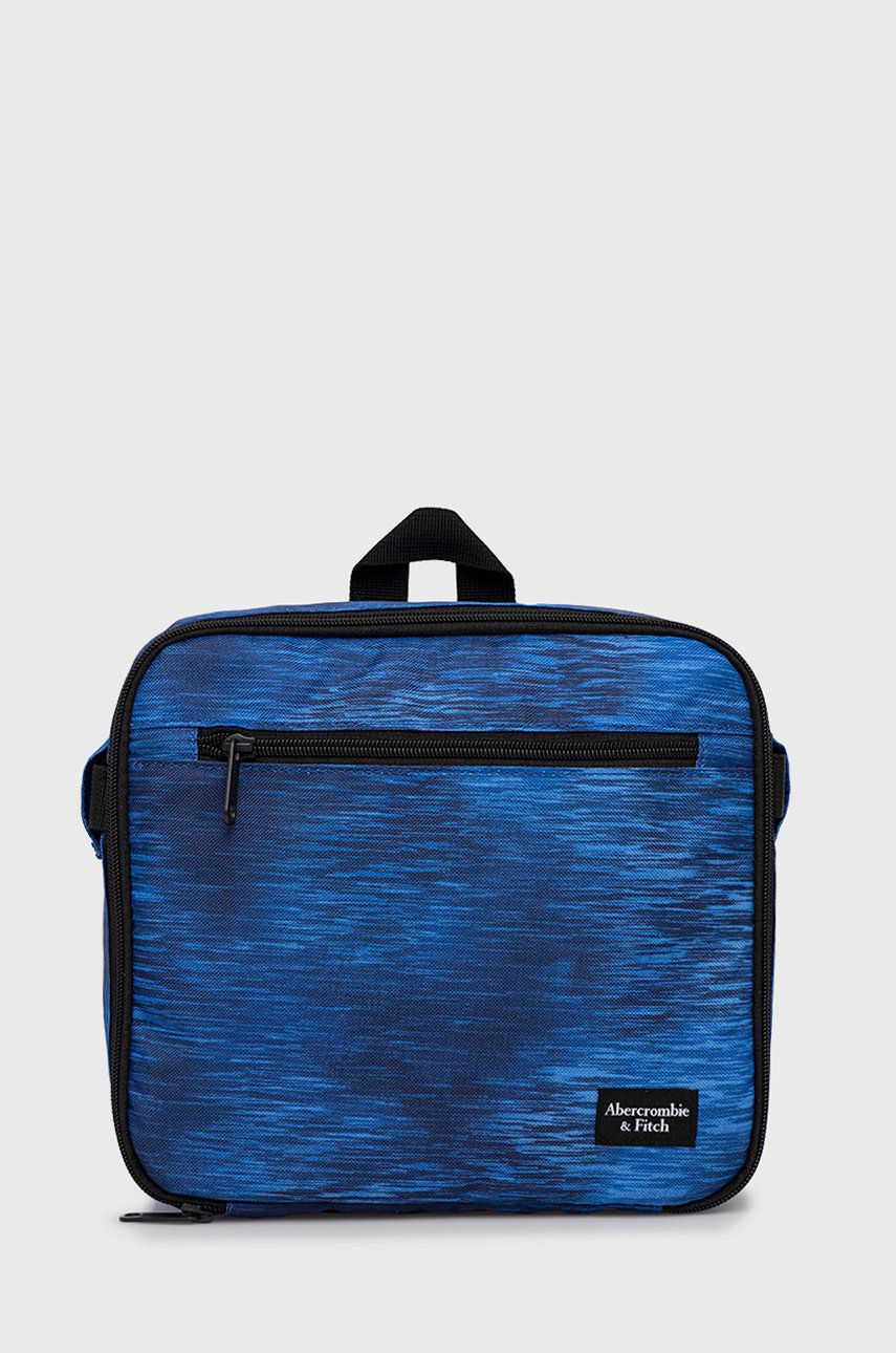 Dětská taška na oběd Abercrombie & Fitch - modrá -  Hlavní materiál: 100% Polyester Podšív