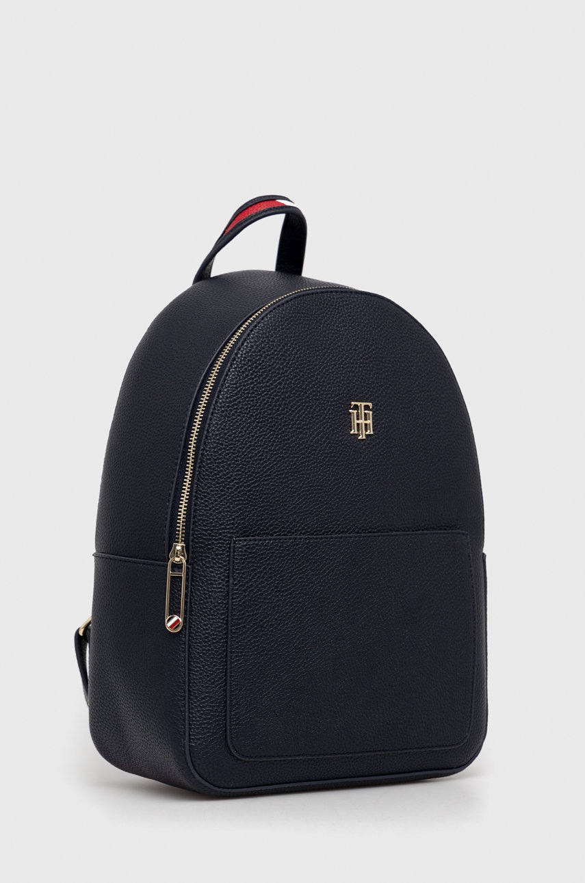 

Рюкзак Tommy Hilfiger женский цвет синий маленький однотонный