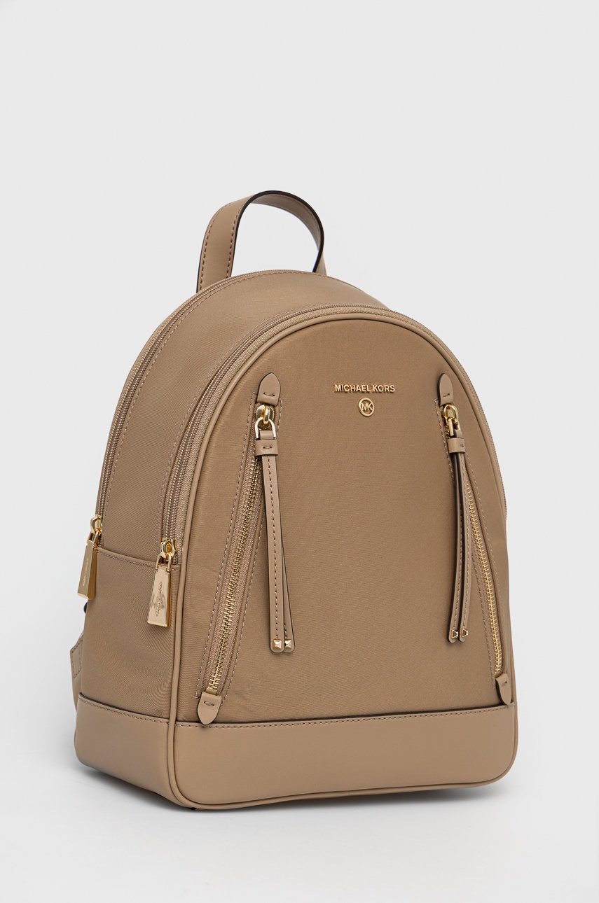 

Рюкзак MICHAEL Michael Kors жіночий колір коричневий малий однотонний