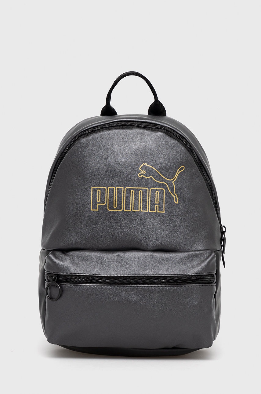 

Раница Puma в черно голям размер с принт, Черен