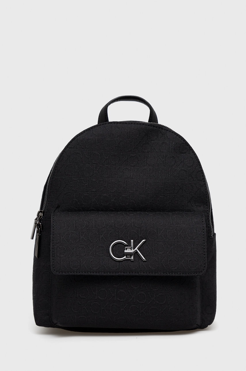

Раница Calvin Klein в черно малък размер, Черен