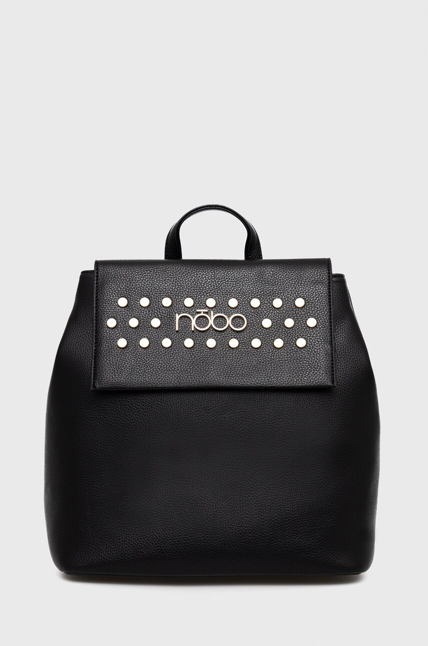 Nobo rucsac femei, culoarea negru, mare, cu imprimeu