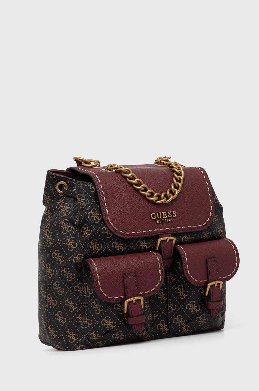 

Рюкзак Guess женский цвет бордовый маленький