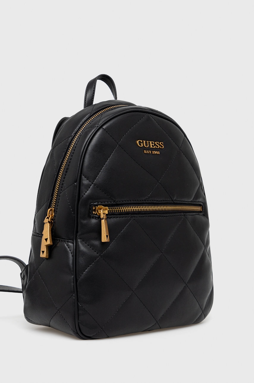 

Рюкзак Guess женский цвет чёрный маленький однотонный