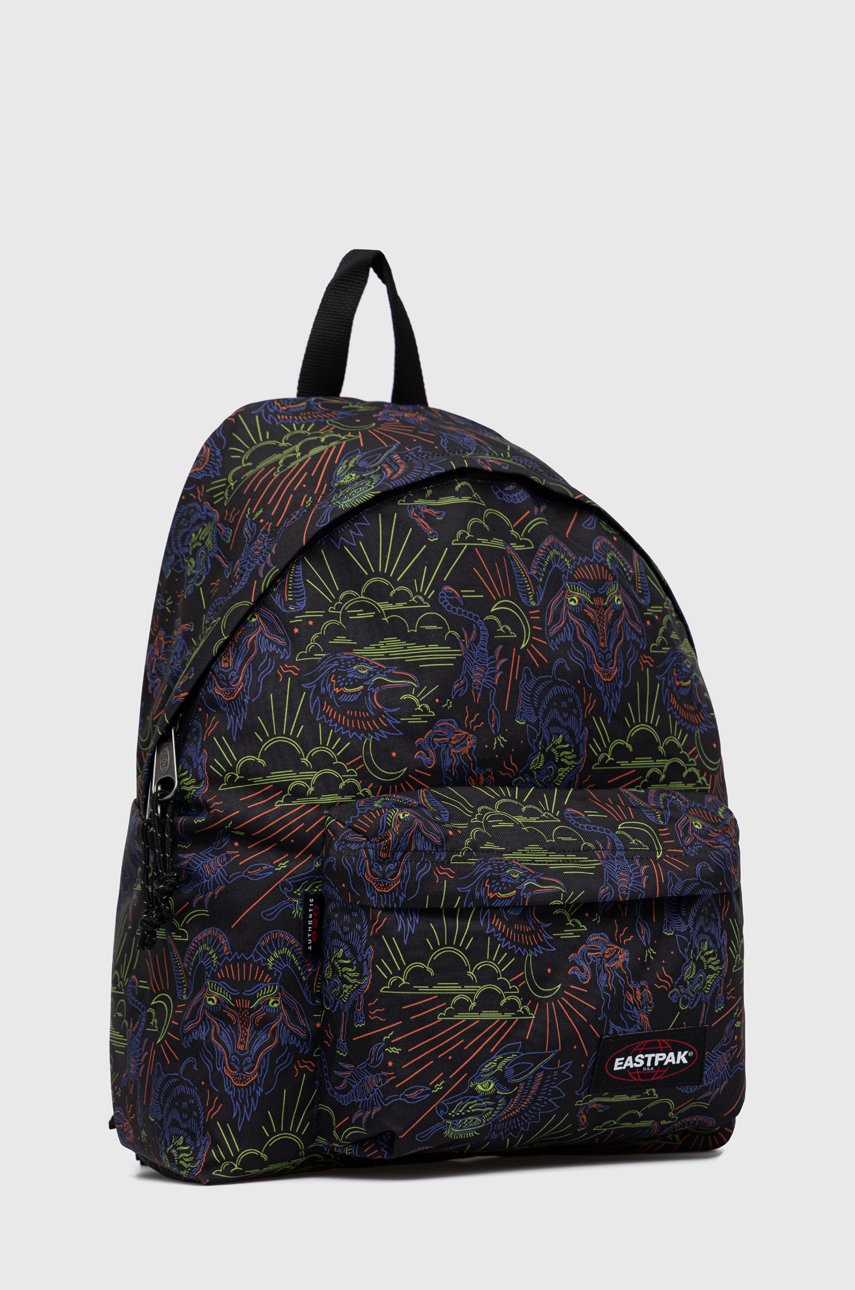 

Рюкзак Eastpak женский цвет чёрный большой узорный