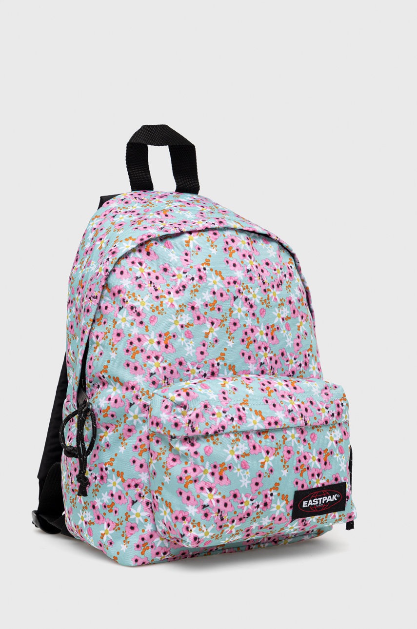 

Рюкзак Eastpak женский цвет бирюзовый маленький узорный