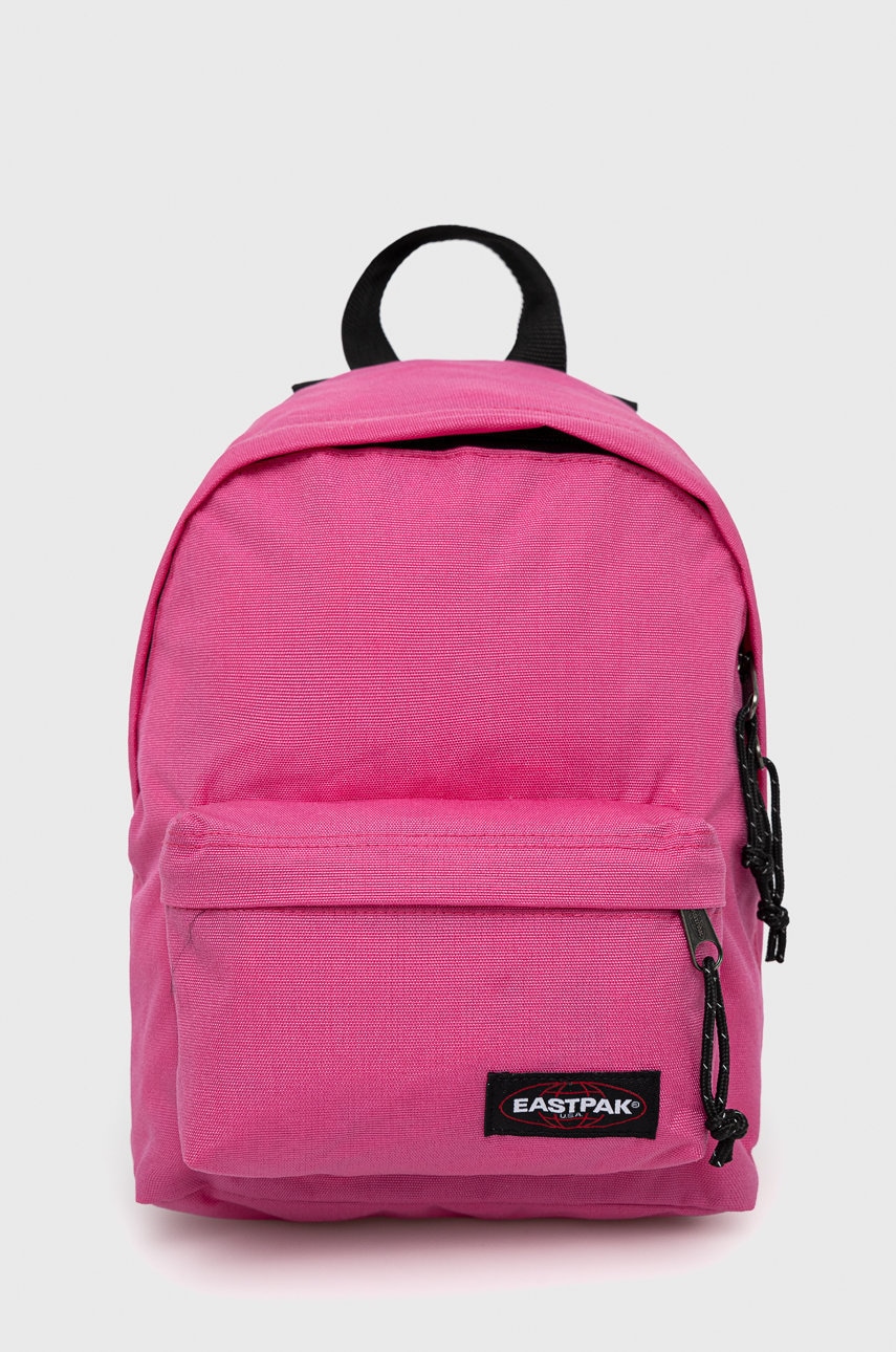 Eastpak rucsac femei, culoarea roz, mic, neted