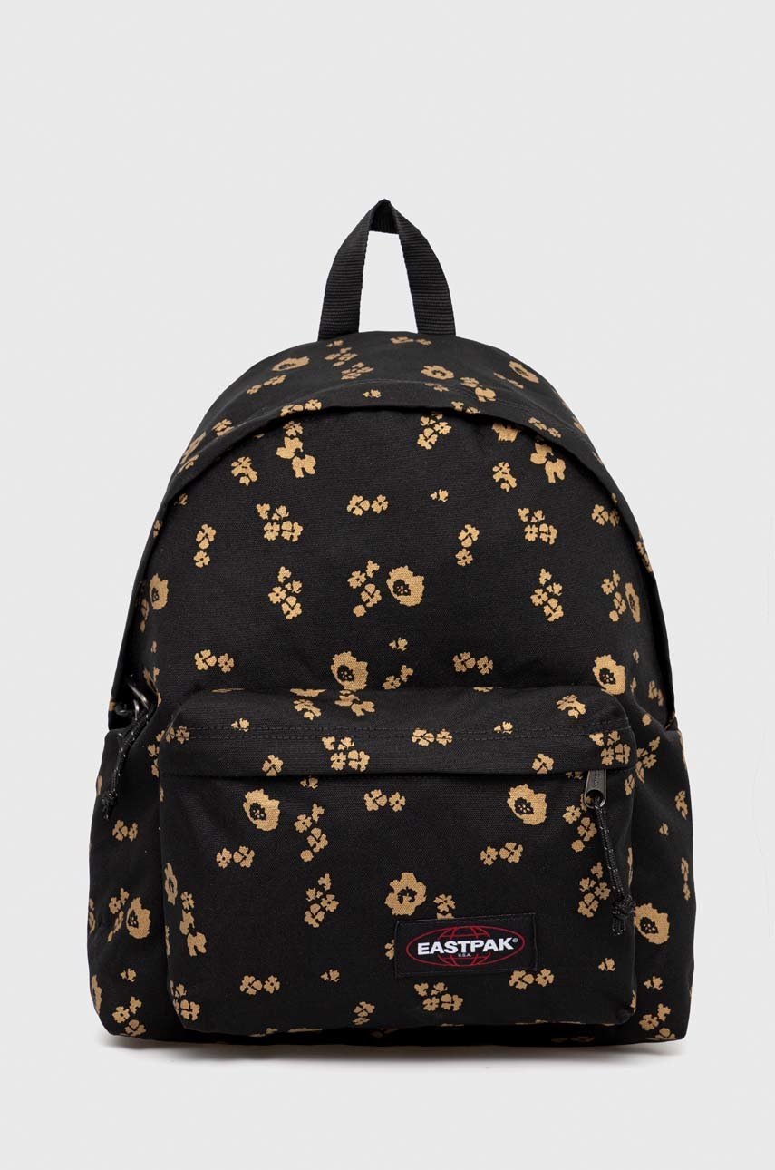 

Раница Eastpak в черно голям размер с десен, Черен