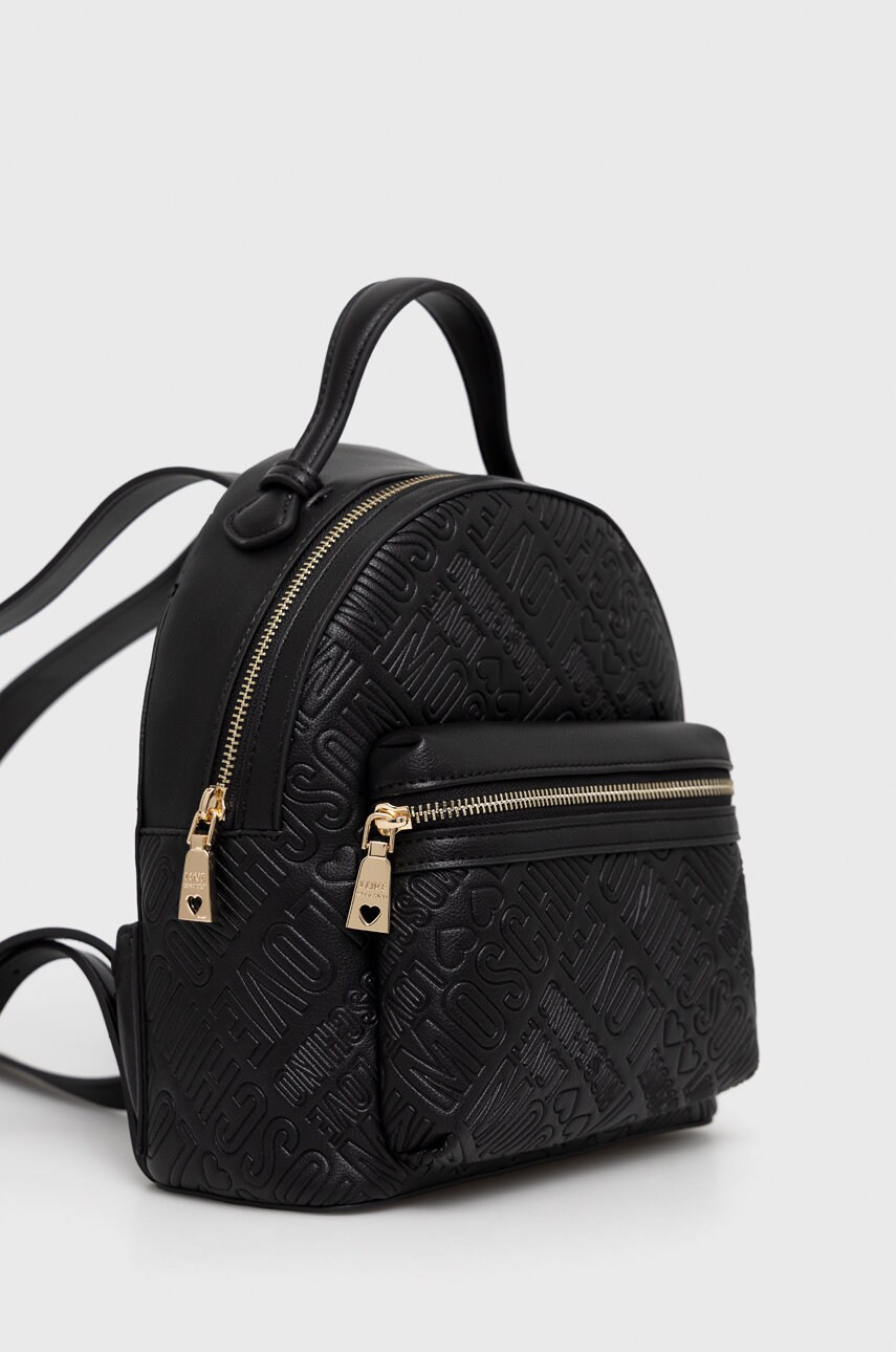 

Рюкзак Love Moschino женский цвет чёрный маленький однотонный