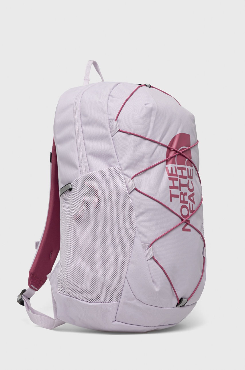 

Рюкзак The North Face жіночий колір рожевий великий однотонний