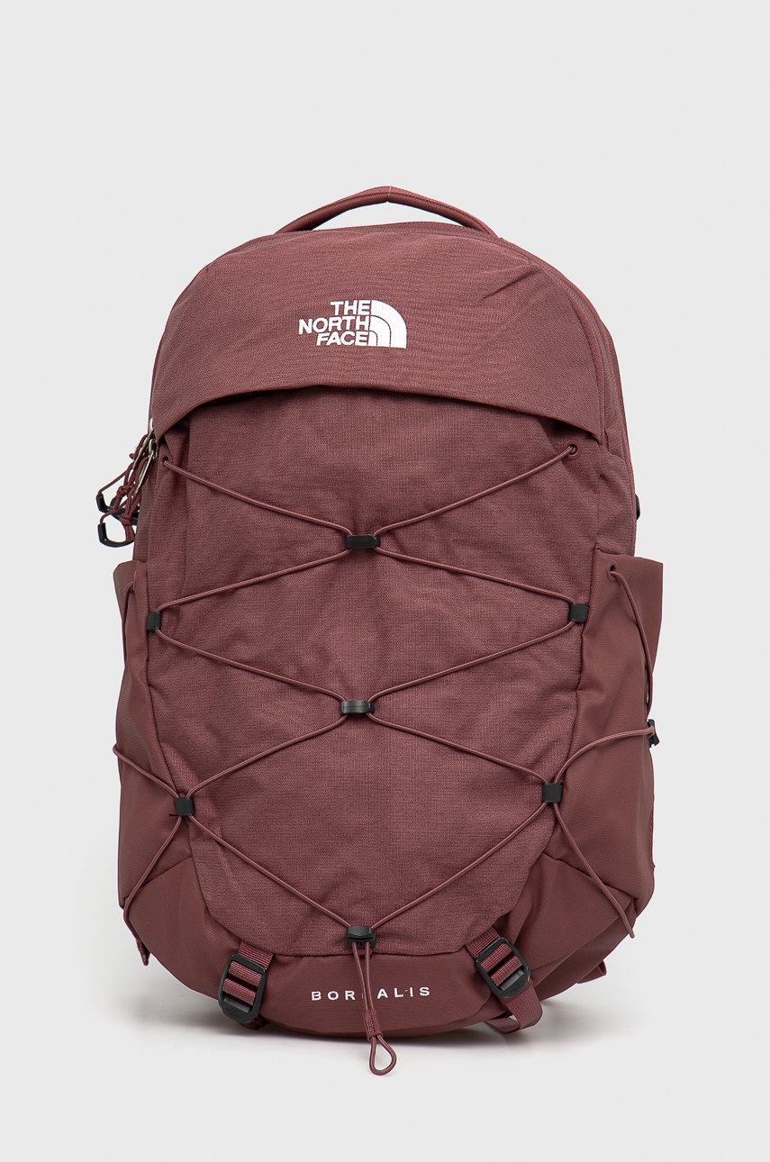 

Раница The North Face в розово голям размер с изчистен дизайн, Розов