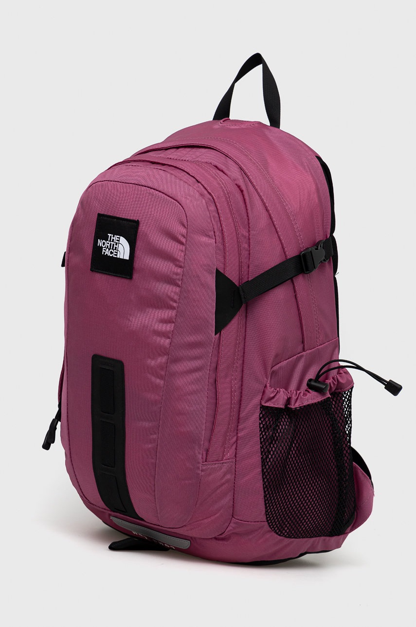 

Рюкзак The North Face жіночий колір фіолетовий великий однотонний