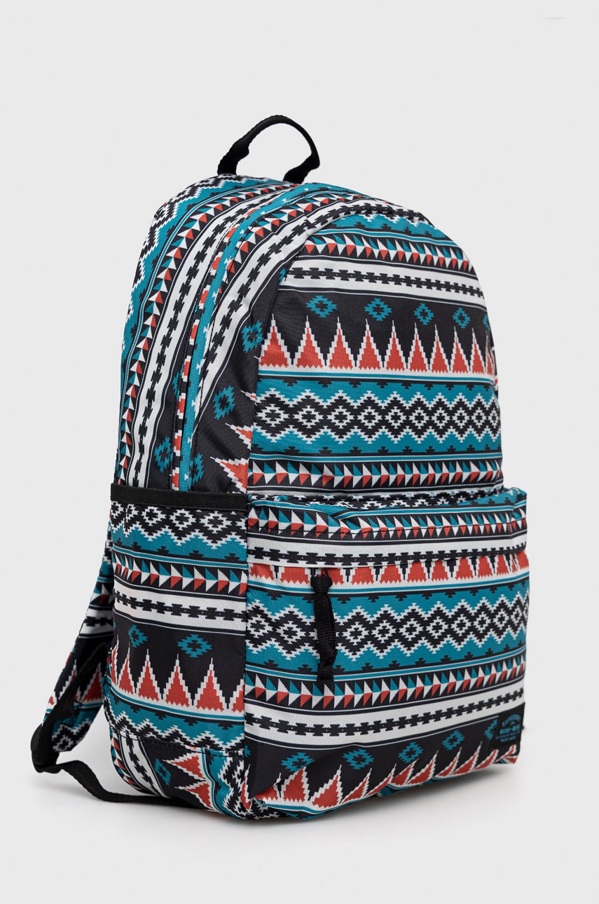 

Рюкзак Superdry женский цвет бирюзовый большой узорный