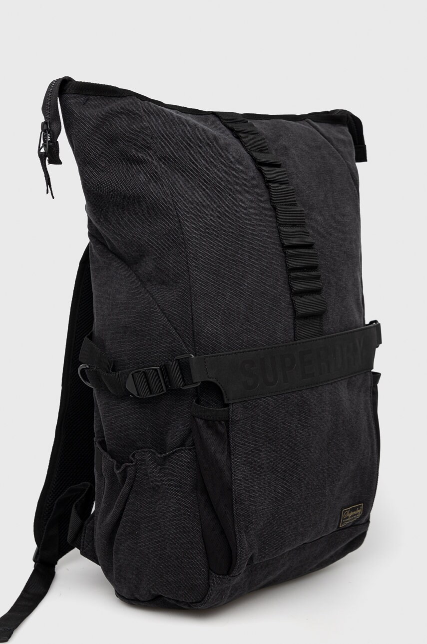 

Рюкзак Superdry женский цвет чёрный большой однотонный
