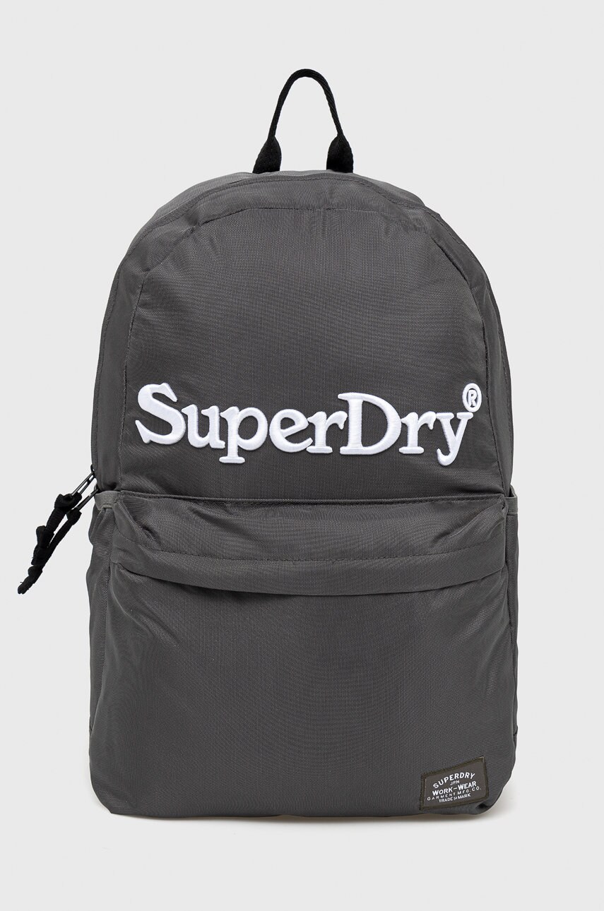 

Раница Superdry в зелено голям размер с изчистен дизайн, Зелен
