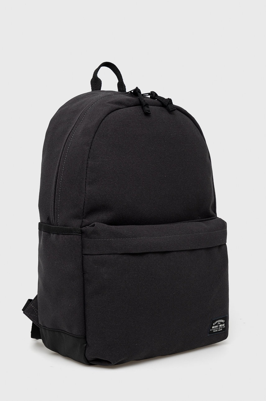 

Рюкзак Superdry жіночий колір чорний великий однотонний