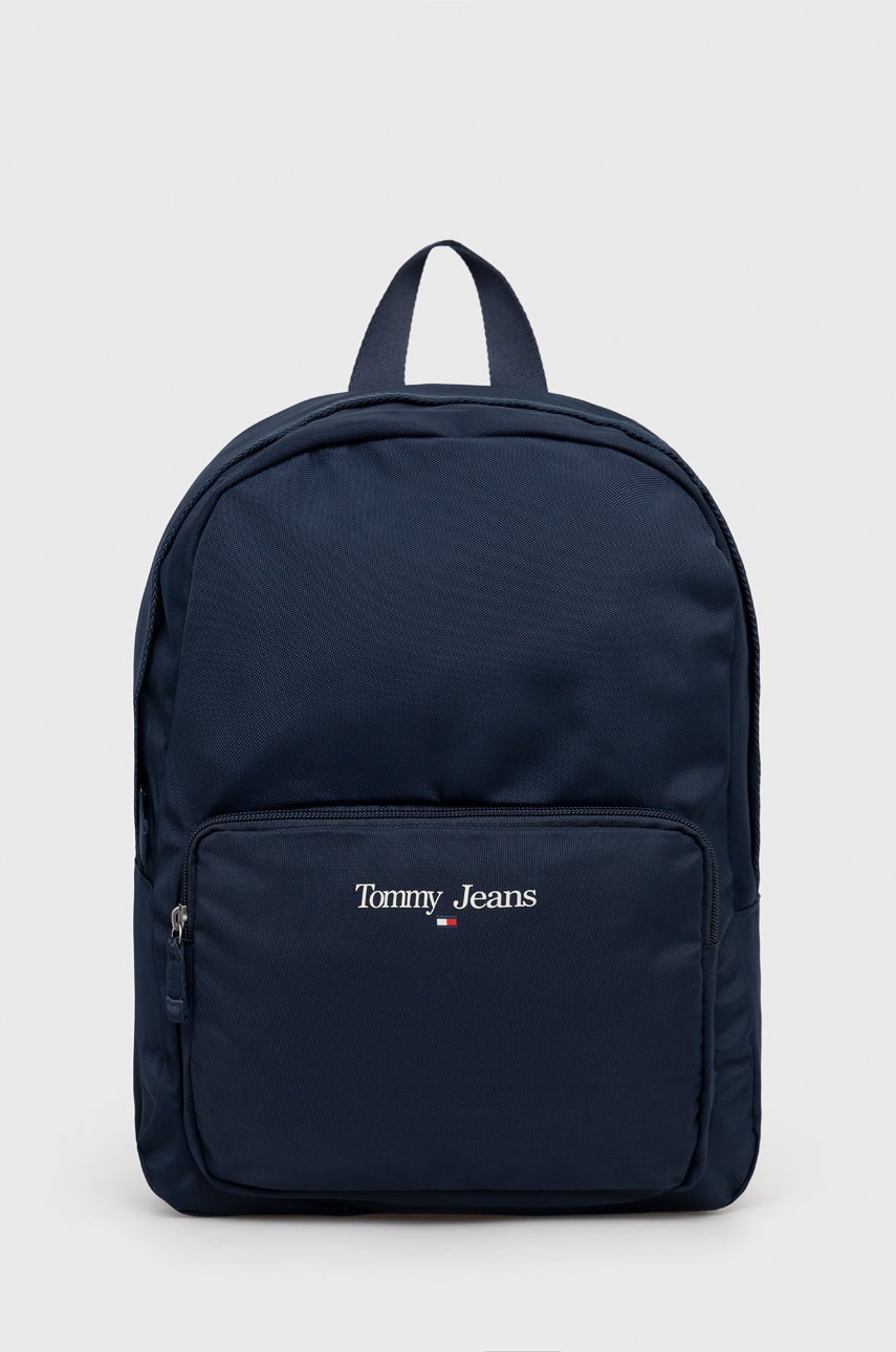 

Раница Tommy Jeans в тъмносиньо голям размер с принт, Тъмносин