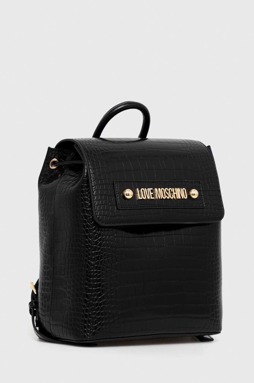 

Рюкзак Love Moschino женский цвет чёрный маленький однотонный