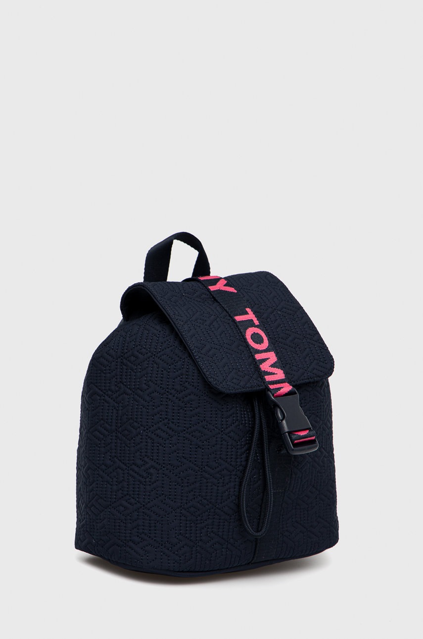 

Рюкзак Tommy Hilfiger цвет синий маленький однотонный