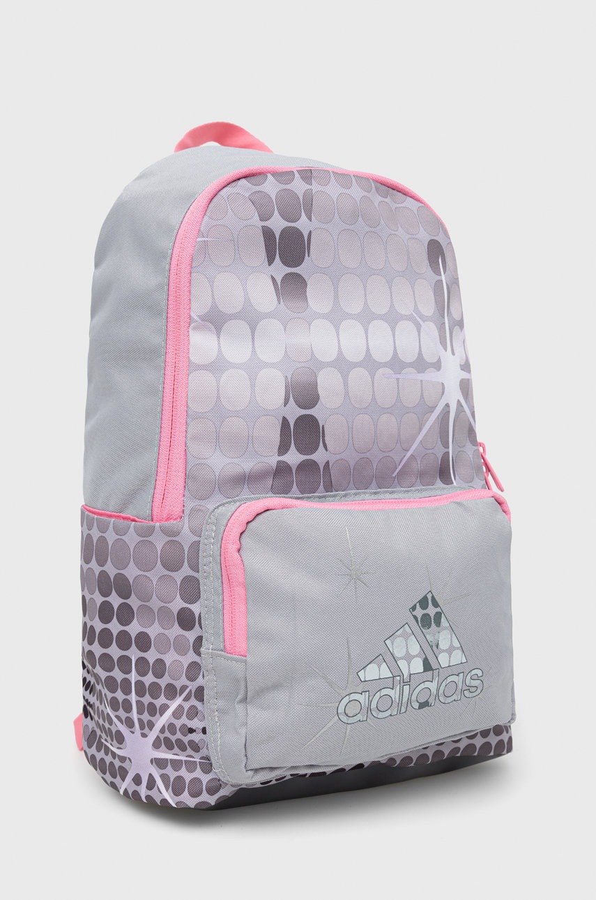 

Детский рюкзак adidas Performance цвет серый большой узорный
