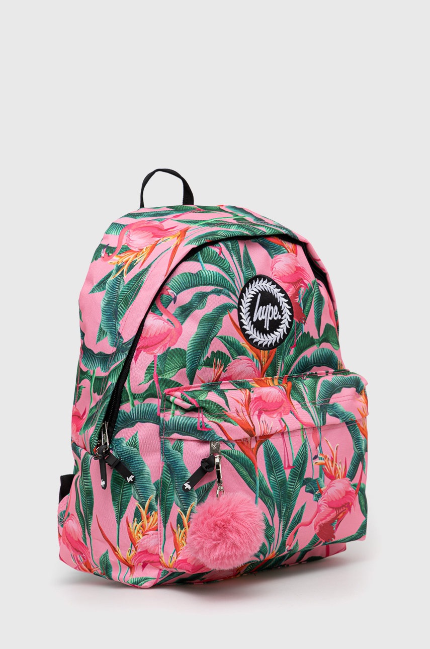 

Детский рюкзак Hype Pink Flamingo Rainforest Twlg-791 цвет розовый большой узорный