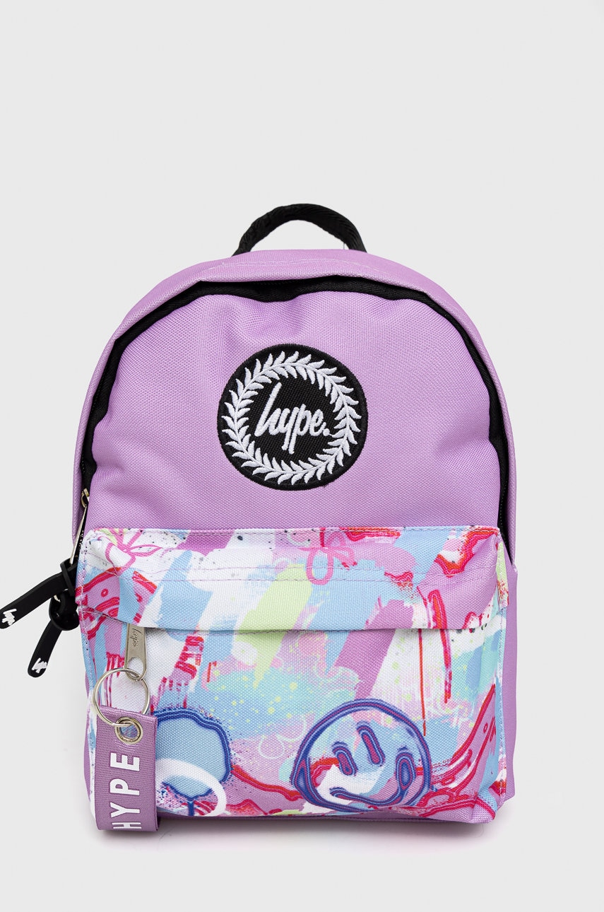 Hype ghiozdan copii lilac graffiti mini twlg-941 culoarea violet, mic, modelator