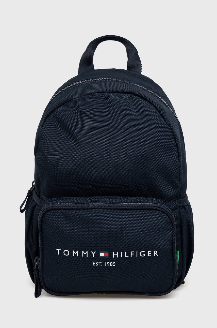 

Детска раница Tommy Hilfiger в тъмносиньо малък размер с изчистен дизайн, Тъмносин