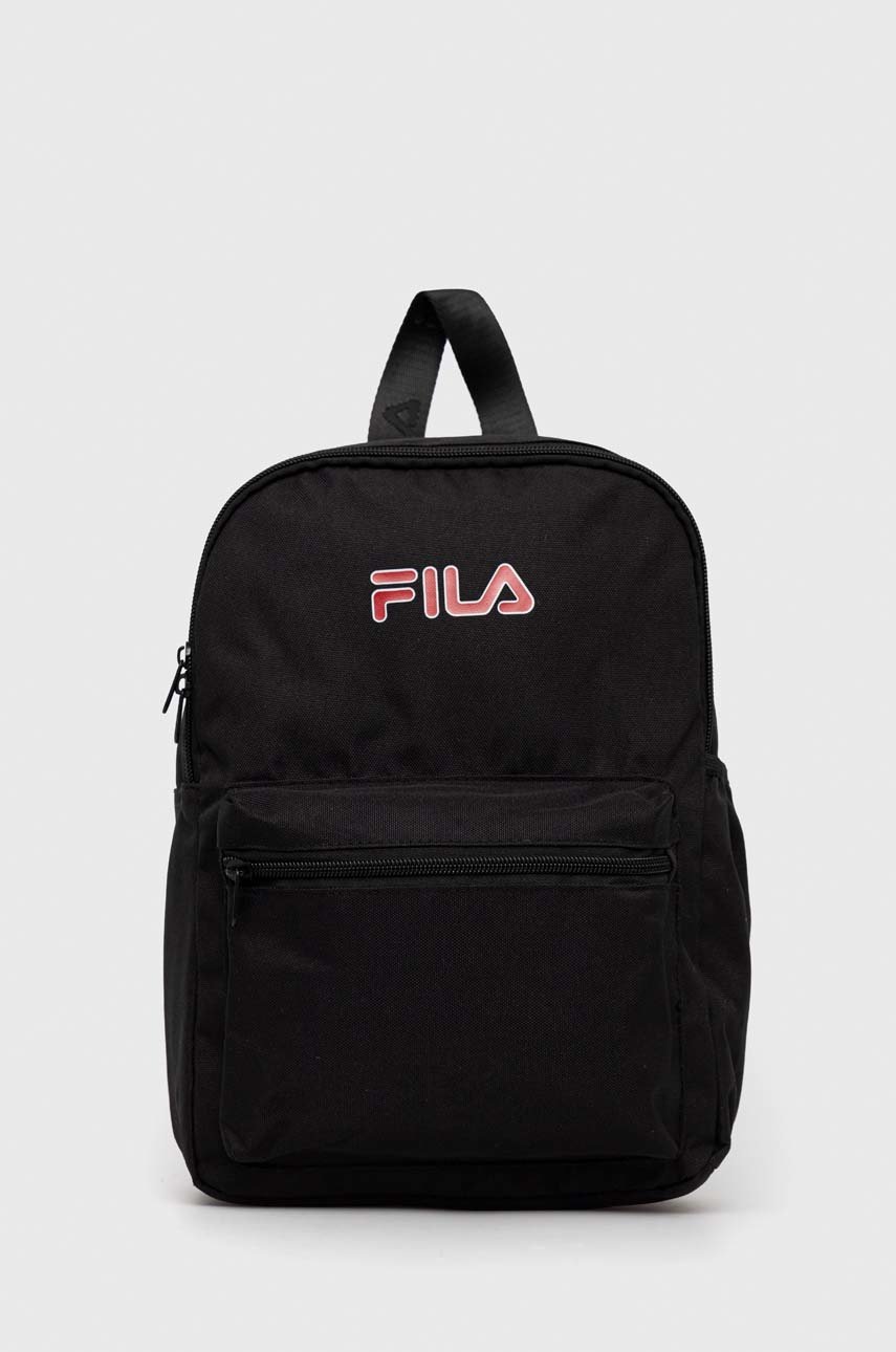 Детский рюкзак Fila цвет чёрный маленький с принтом Детский рюкзак Fila цвет чёрный маленький с принтом