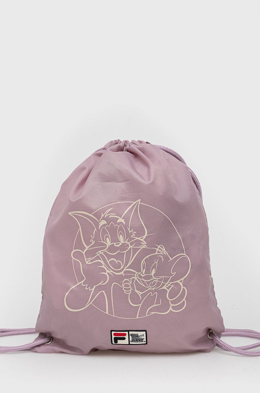 Fila plecak dziecięcy kolor różowy z nadrukiem
