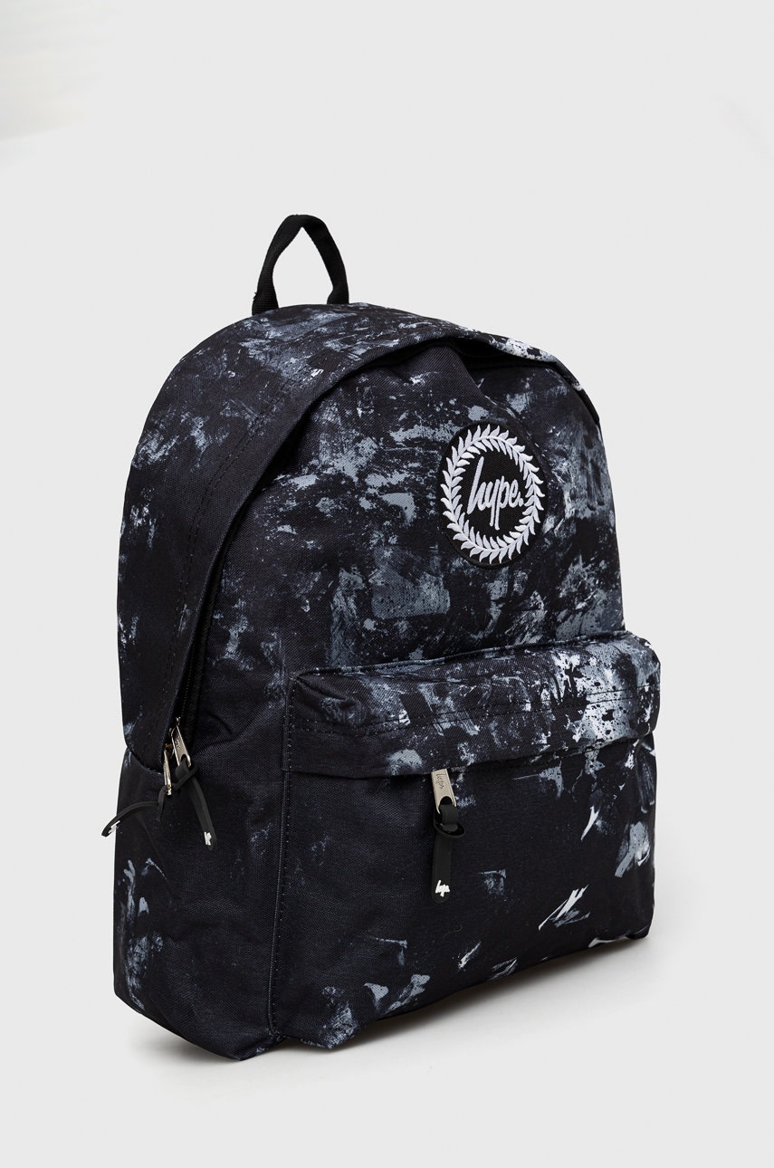 

Детский рюкзак Hype Mono Grunge Paint Twlg-723 цвет чёрный большой узорный